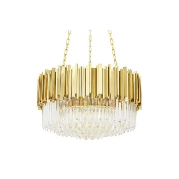 King Home IMPERIAL GOLD DW-D5688S.GOLD Hanglamp 12x40W/E14 IP20