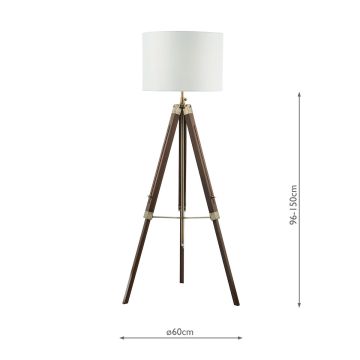 Dar Lighting EASEL EAS4947 Voet 1x60W/E27 IP20