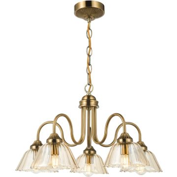 Dar Lighting Erika ERI0563 Hanglamp 5x40w/E14