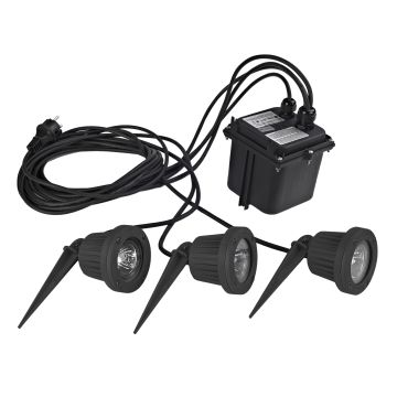 Novolux FOCUS 113B-G23X1B-02 Tuinspot 3x50W/GU5,3/MR16 IP68