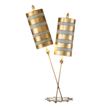 Flambeau NETTLE FB-NETTLELUX-G-TL Tafellamp 2x60W/E27