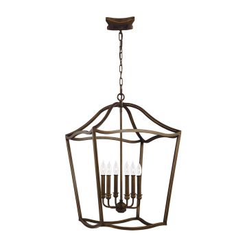 Elstead Lighting YARMOUTH FE-YARMOUTH-6P Kroonluchter 6x60W/E14