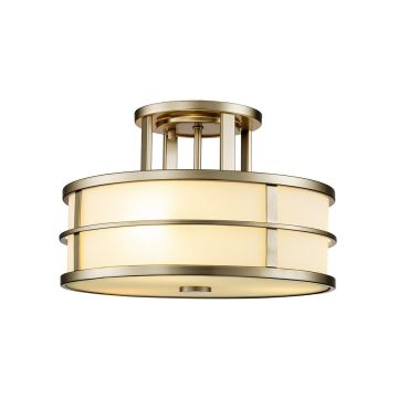 Feiss Fusion FE-FUSION-SF-PNBR Plafondlamp 3x40W/E27