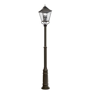 Feiss Galena FE-GALENA5-XL-SBL Straatlantaarn 4x40 W/E14 ip44