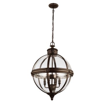Feiss ADAMS FE-ADAMS-4P-BRZ Hanglamp 4x60W/E14