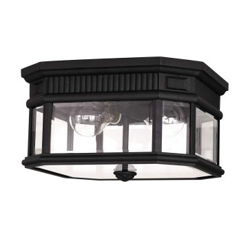 Feiss COTSWOLD LANE FE-COTSLN-F-BK Plafondlamp 2x60W/E27 IP44
