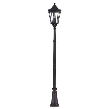 Feiss COTSWOLD LANE FE-COTSLN5-L-BK Straatlantaarn 3x60W/E14 IP44