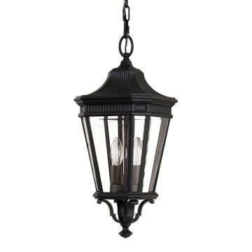 Feiss COTSWOLD LANE FE-COTSLN8-M-BK Hanglamp 2x60W/E14 IP23