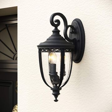 Feiss ENGLISH BRIDLE FE-EB2-L-BLK Wandlamp 3x60W/E14 IP44