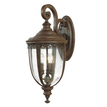 Feiss ENGLISH BRIDLE FE-EB2-L-BRB Wandlamp 3x60W/E14 IP44