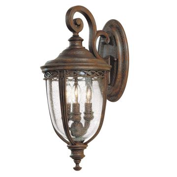 Feiss ENGLISH BRIDLE FE-EB2-M-BRB Wandlamp 3x60W/E14 IP44