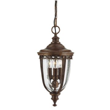 Feiss ENGLISH BRIDLE FE-EB8-M-BRB Hanglamp 3x60W/E14 IP23