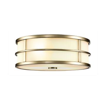 Feiss Fusion FE-FUSION-F-PNBR Plafondlamp 3x40W/E27