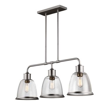 Feiss HOBSON FE-HOBSON-3P-SN Hanglamp 3x75W/E27