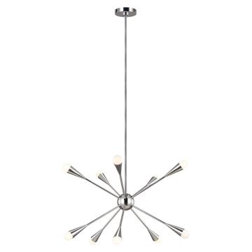 Feiss JAX FE-JAX10-PN Kroonluchter 10x3,5W/G9 3000K 3200LM