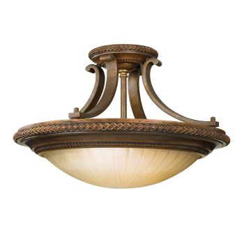 Feiss KELHAM HALL FE-KELHAM-HALL-SF Plafondlamp 2x60W/E27