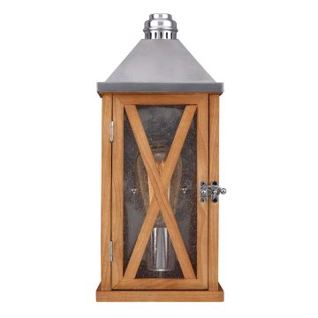 Feiss LUMIERE FE-LUMIERE-S2OAK Wandlamp 1x60W/E27 IP44