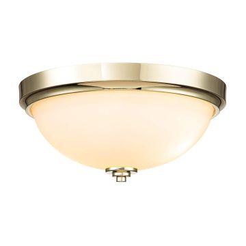 Feiss Malibu FE-MALIBU-F-BATH-PB Plafondlamp 2x60W/E27 IP44