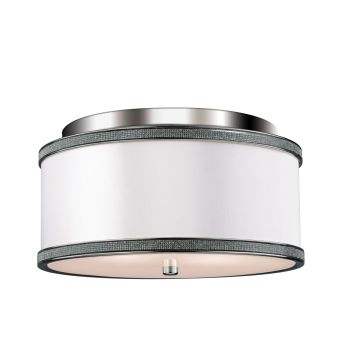 Feiss PAVE FE-PAVE-F-S Plafondlamp 2x60W/E27