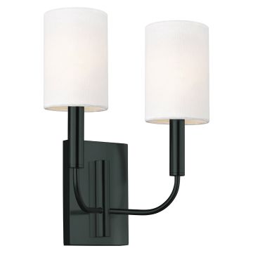 Generation Lighting Brianna FE-BRIANNA2-BK Wandlamp 2x60W/E14