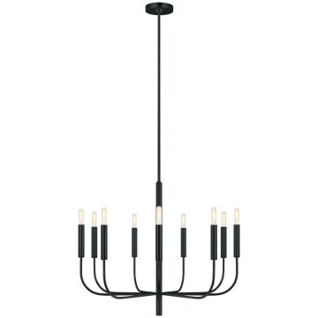 Generation Lighting Brianna FE-BRIANNA9-BK Kroonluchter 9x60W/E14