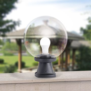 Fumagalli Disma FMG-DISMA-GLOBE-BLK Straatlantaarn 1x23W/E27 IP55