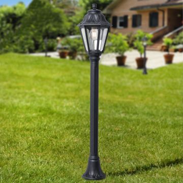 Fumagalli Mizar FMG-MIZAR-ANNA-BLK Vloerlamp 1x23W/E27 2700K 800lm IP55