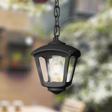 Fumagalli Sicar FMG-SICAR-ROBY-BLK Hanglamp 1x23W/E27 IP55