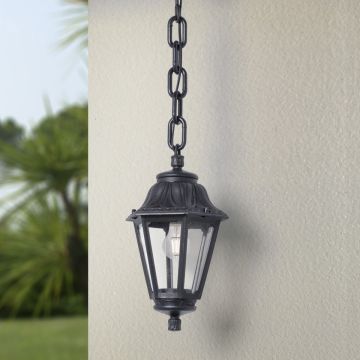 Fumagalli Sichem FMG-SICHEM-ANNA-BLK Hanglamp 1x23W/E27 IP55
