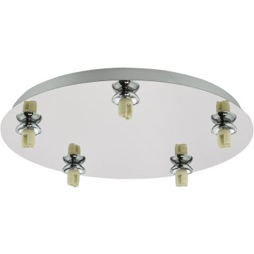 Dar Lighting Foley FOL5450-F Ophanging 5x40w/G9 ip20