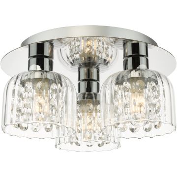 Dar Lighting Forseti FOR5350 Plafondlamp 3x5w/G9 IP44