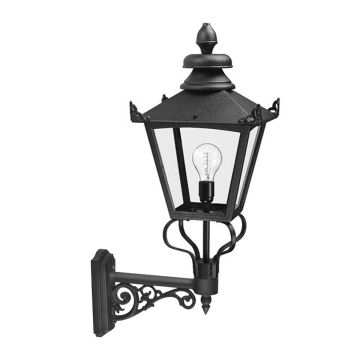 Elstead Lighting GRAMPIAN GB1-BLACK Wandlamp 1x150W/E27 IP23