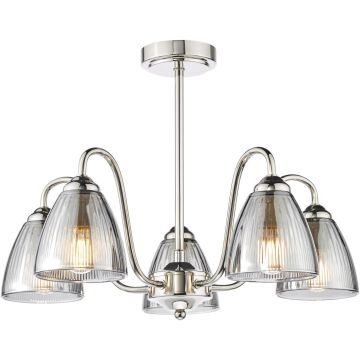 Dar Lighting Glynis GLY5438 Kroonluchter 5x40w/e14