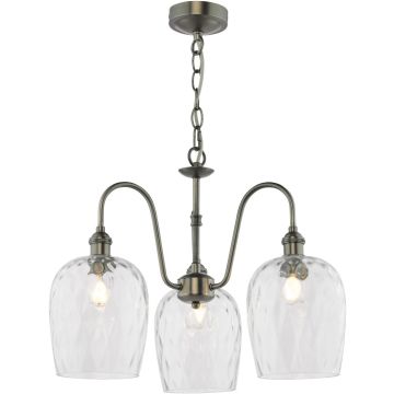 Dar Lighting Hadano HAD0361-03 Kroonluchter 3x40w/E14 ip20
