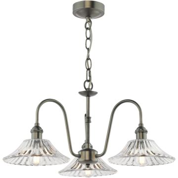 Dar Lighting Hadano HAD0361-04 Kroonluchter 3x40w/E14 ip20