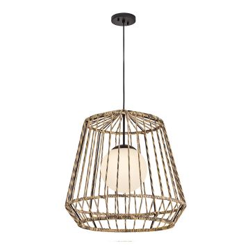 Hinkley Arlen HK-ARLEN-P1-L-BK Hanglamp 1x60W/E27 ip44