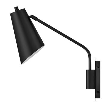 Hinkley Bray HK-BRAY-1WB-BK Wandlamp 1x60W/E27