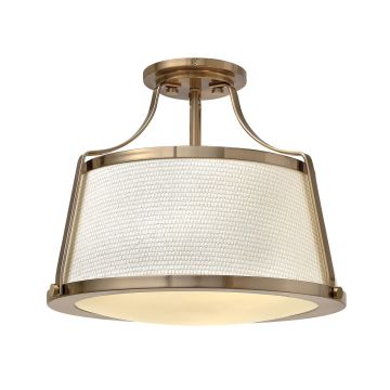 Hinkley Lighting CHARLOTTE HK-CHARLOTTE-SF-BC Plafondlamp 3x75W/E27
