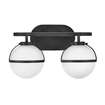 Hinkley Hollis HK-HOLLIS2-O-BK-BATH Wandlamp 2x60W/E14 IP44
