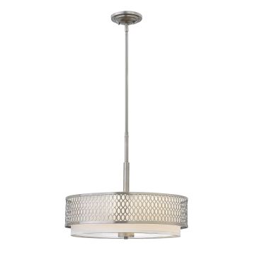 Hinkley Jules HK-JULES-3P-BN Hanglamp 3x60W/E27