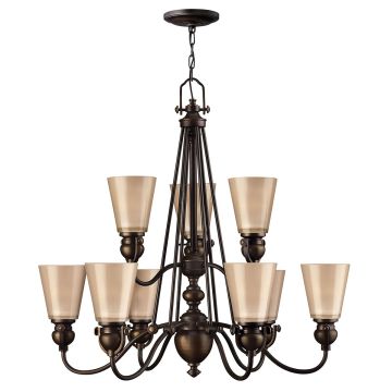 Hinkley Lighting MAYFLOWER HK-MAYFLOWER9 Kroonluchter 9x60W/E27