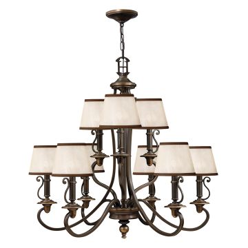 Hinkley Lighting PLYMOUTH HK-PLYMOUTH9 Kroonluchter 9x60W/E14