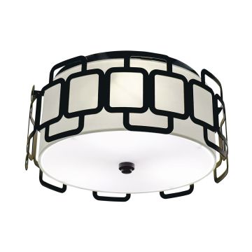 Hinkley Sabina HK-SABINA-3F-BK Plafondlamp 3x60W/E27