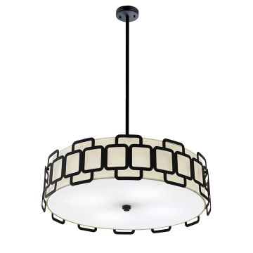 Hinkley Sabina HK-SABINA-4P-BK Hanglamp 4x60W/E27