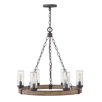 Hinkley Lighting Sawyer HK-SAWYER6-SQ Hanglamp 6x40W/E14 IP44