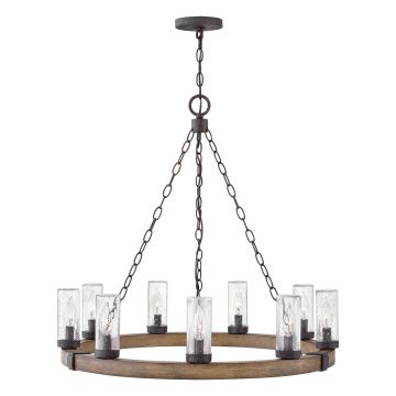 Hinkley Lighting Sawyer HK-SAWYER9-SQ Hanglamp 9x40W/E14 IP44