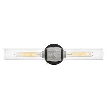 Hinkley Lighting Ellison HK-ELLISON2-BK-BN Wandlamp 2x40W/E27 IP44