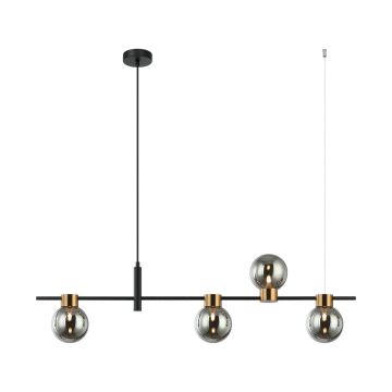 Italux BLETTER PND-5225-4-BK-SG Hanglamp 4x25W/G9 IP20