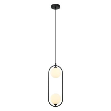 Italux LUPUS PND-3965-2-BK Hanglamp 2x25W/G9 IP20