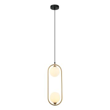 Italux LUPUS PND-3965-2-BRO Hanglamp 2x25W/G9 IP20